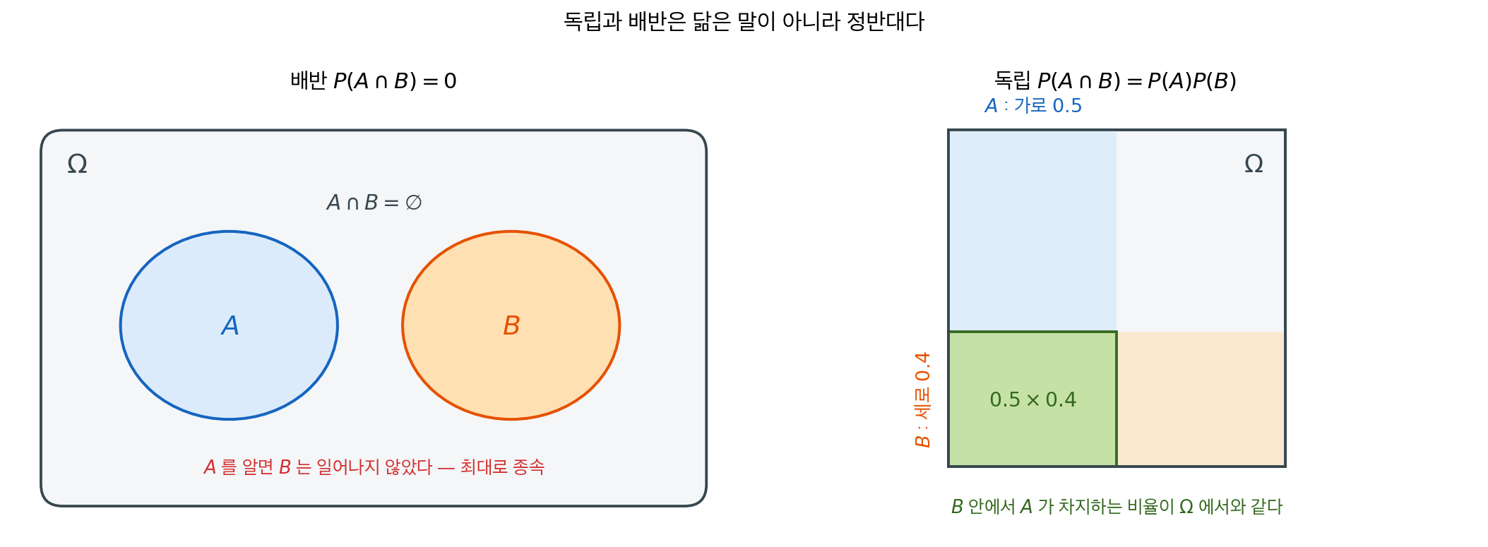 독립과 배반